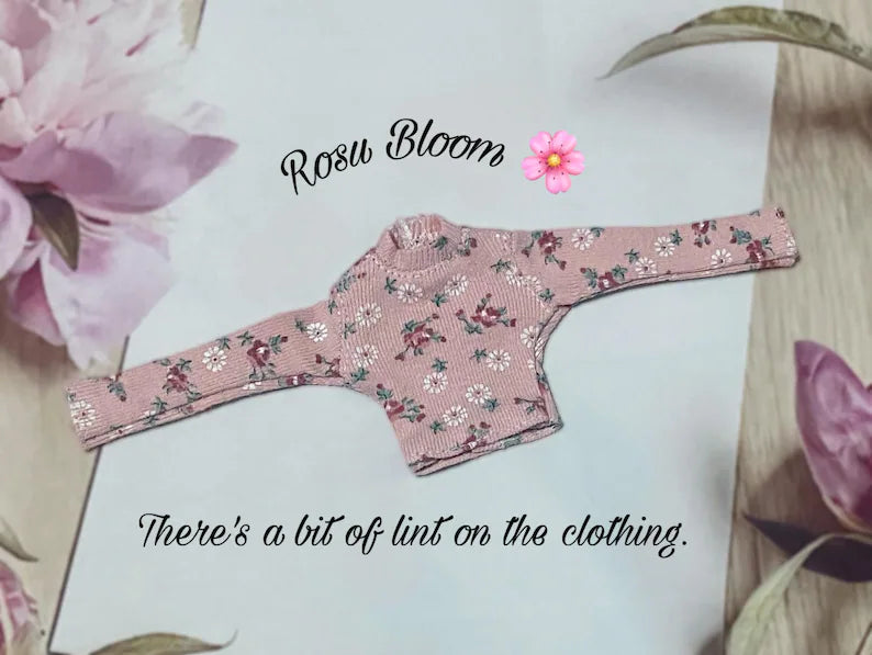 Pitkähihainen Turtleneck 1:6-nukeille (Pullip, Obitsu, Pure Neemo, Barbie)