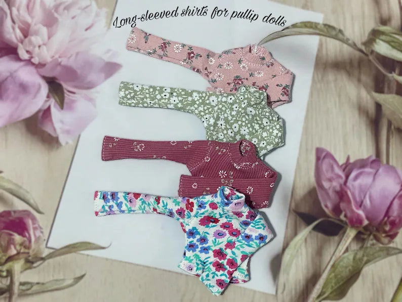 Pitkähihainen Turtleneck 1:6-nukeille (Pullip, Obitsu, Pure Neemo, Barbie)